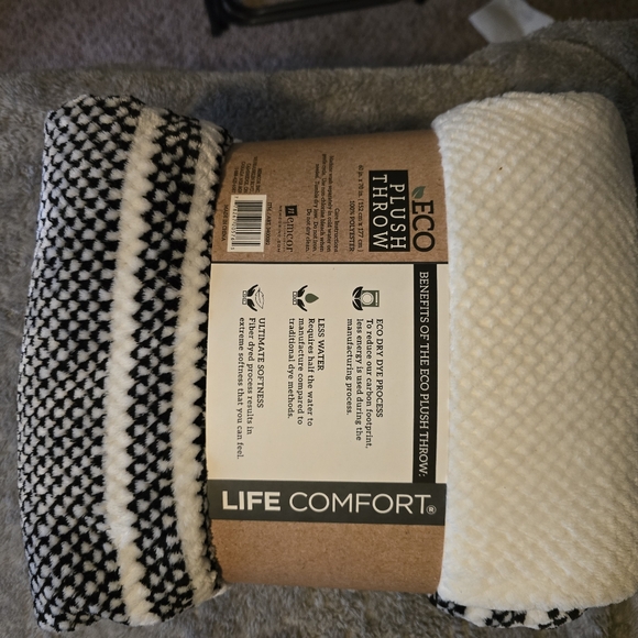 Nemcor Eco Plush Throw (60in × 70in) - Picture 2 of 3